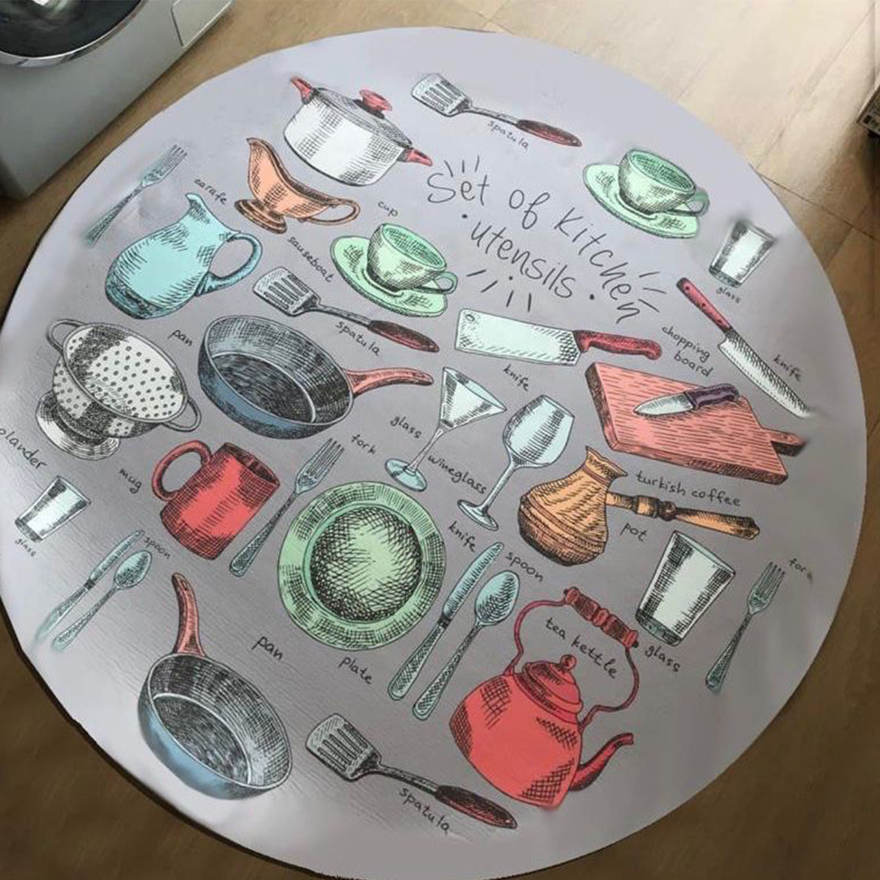 فرش پارچه ای مدل آشپزخانه ای