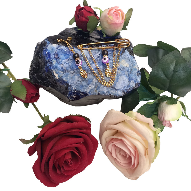 ست گیره روسری و سنجاق سینه زنانه مدل p.w.p.b ست گیره روسری و سنجاق سینه زنانه مدل p.w.p.b