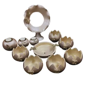 مجموعه ظروف هفت سین 11 پارچه مدل G-03