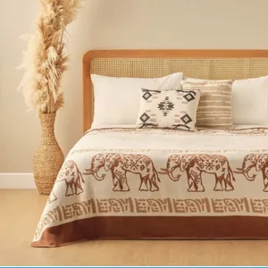 پتو مدل لاراهوم کد 01 سایز 180x220 سانتی متر