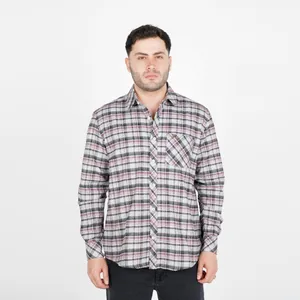 پیراهن آستین بلند یقه برگردان مردانه پاتن جامه مدل 04MC8528