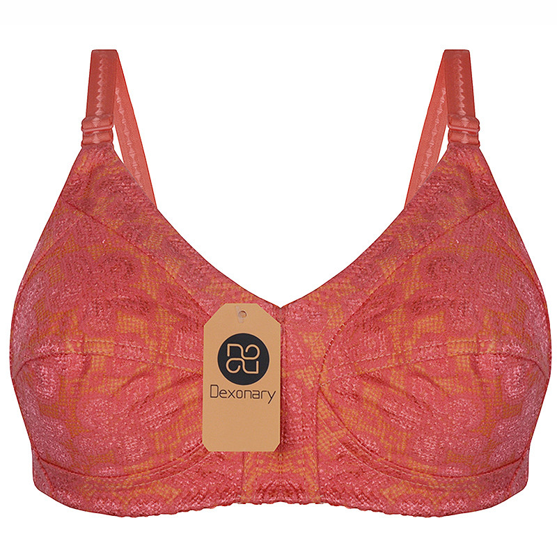 سوتین زنانه دکسونری مدل 355005504 گیپور رنگ صورتی