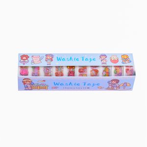 نقد و بررسی چسب نواری مدل واشی طرح دختر ماجراجو عرض 1.5سانتی متر بسته 10 عددی توسط خریداران