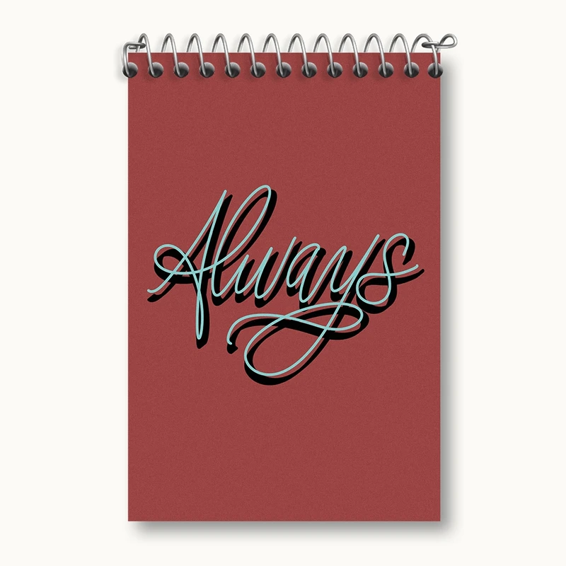 دفتر یادداشت 50 برگ خندالو مدل Always کد F673