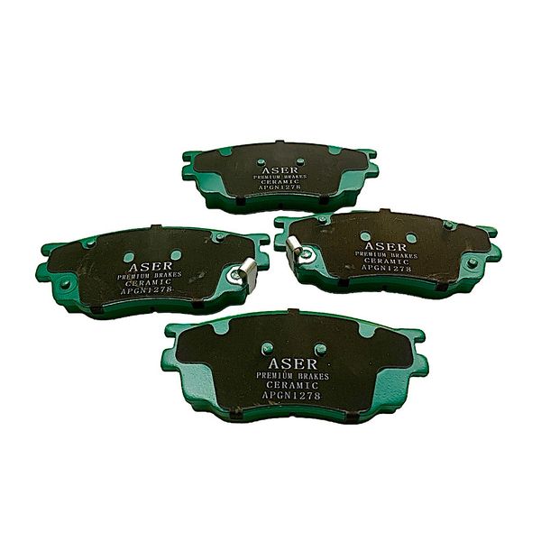 لنت ترمز جلو خودرو ایسر مدل New.seramic دو جفت مناسب برای شاهین