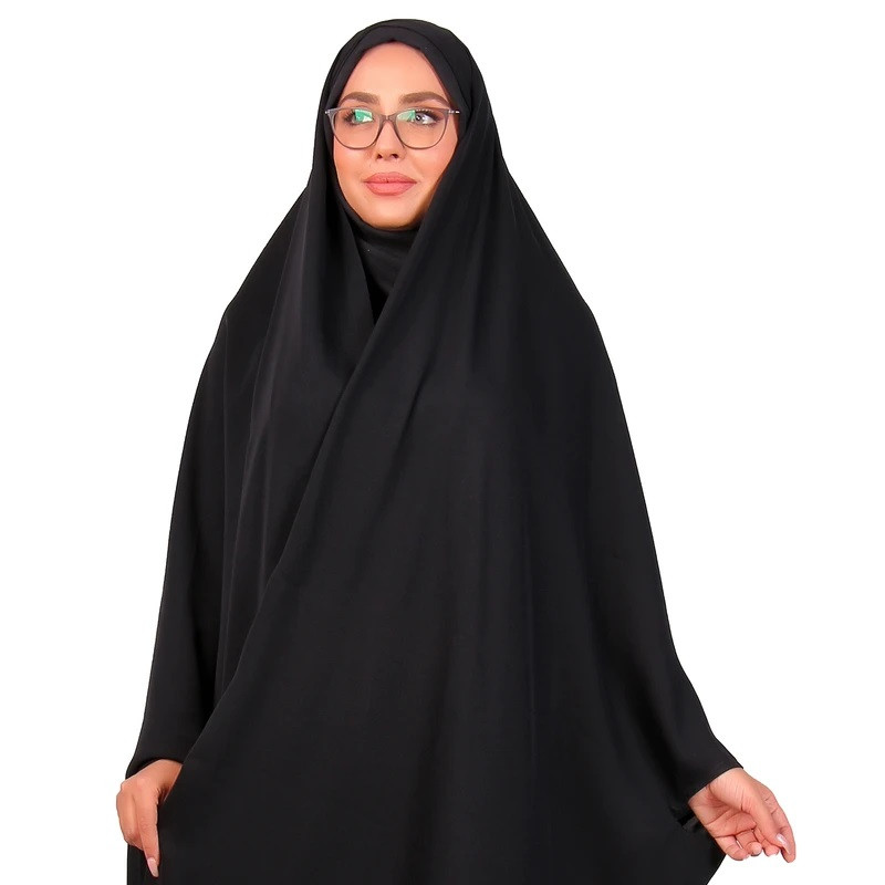 چادر دانشجویی مدل  کن کن ساده کد 1507
