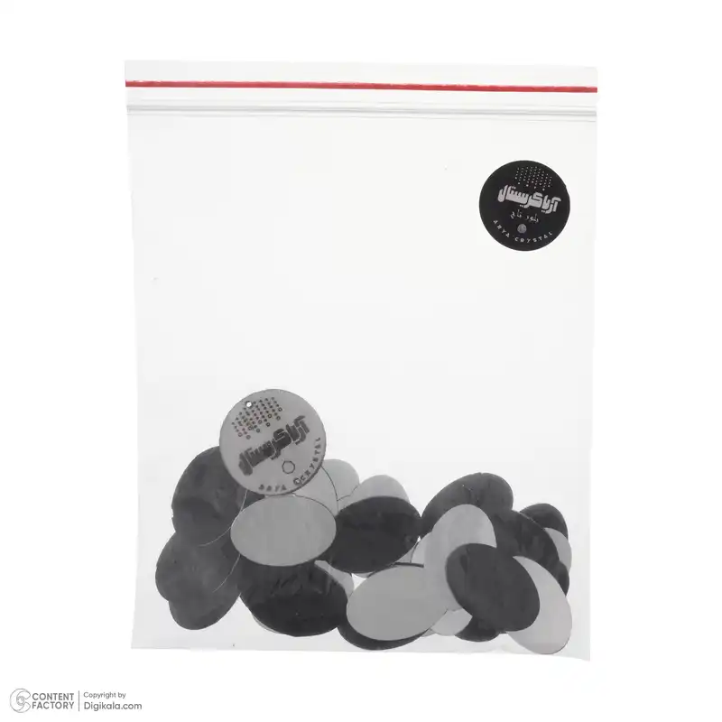 آینه آریا کریستال مدل بیضی کد AB-50/1M بسته 50 عددی