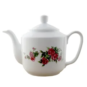 قوری چینی زرین ایران مدل پیونی