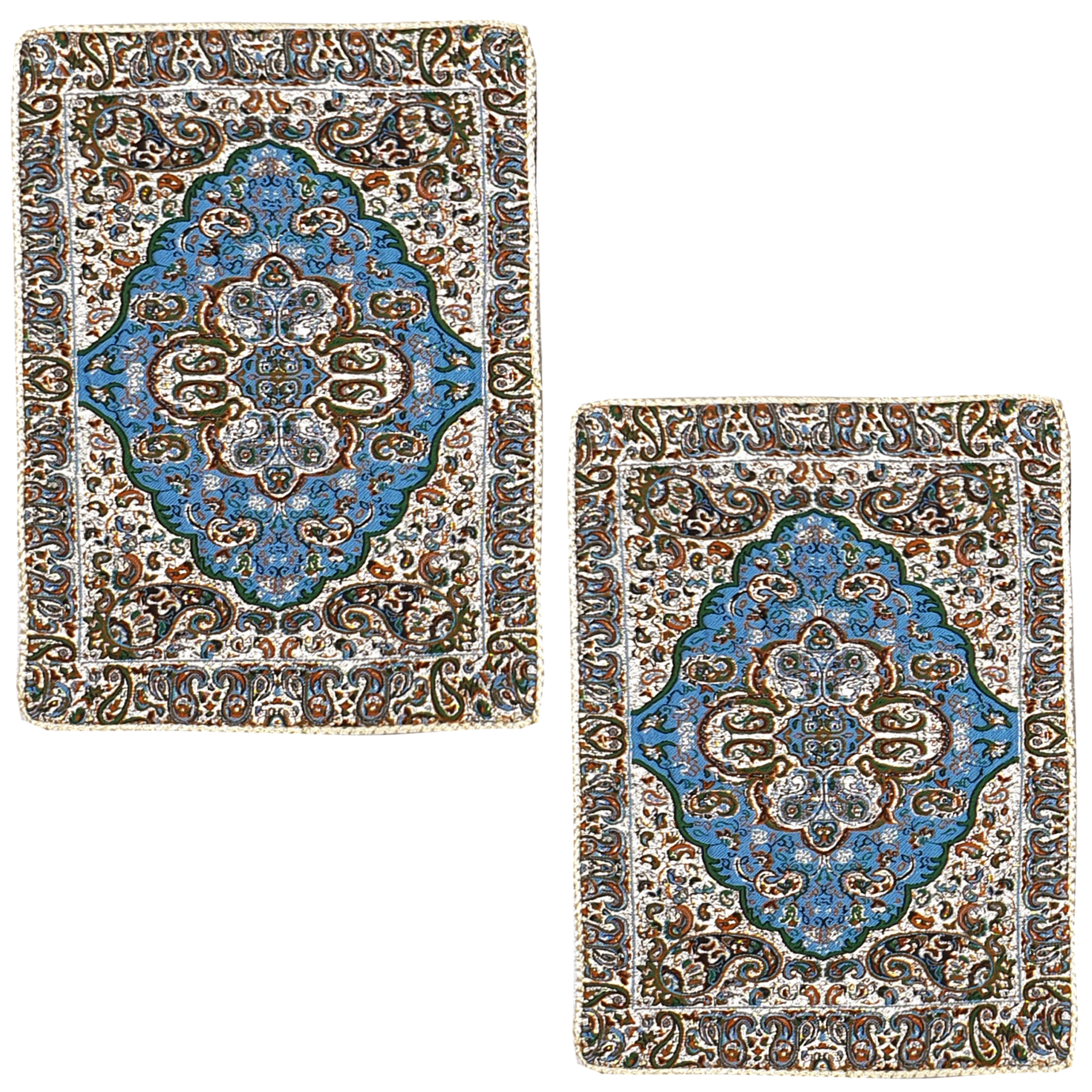 رومیزی ترمه مدل شاه عباسی کد 92 بسته 2 عددی