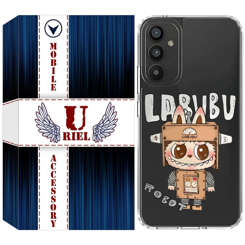 کاور یوریل مدل Clear کد 121 طرح لبوبو Labubu مناسب برای گوشی موبایل سامسونگ Galaxy A04S
