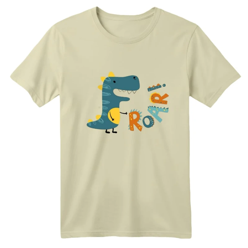 تی شرت آستین کوتاه بچگانه مدل دایناسور کد ۲۴