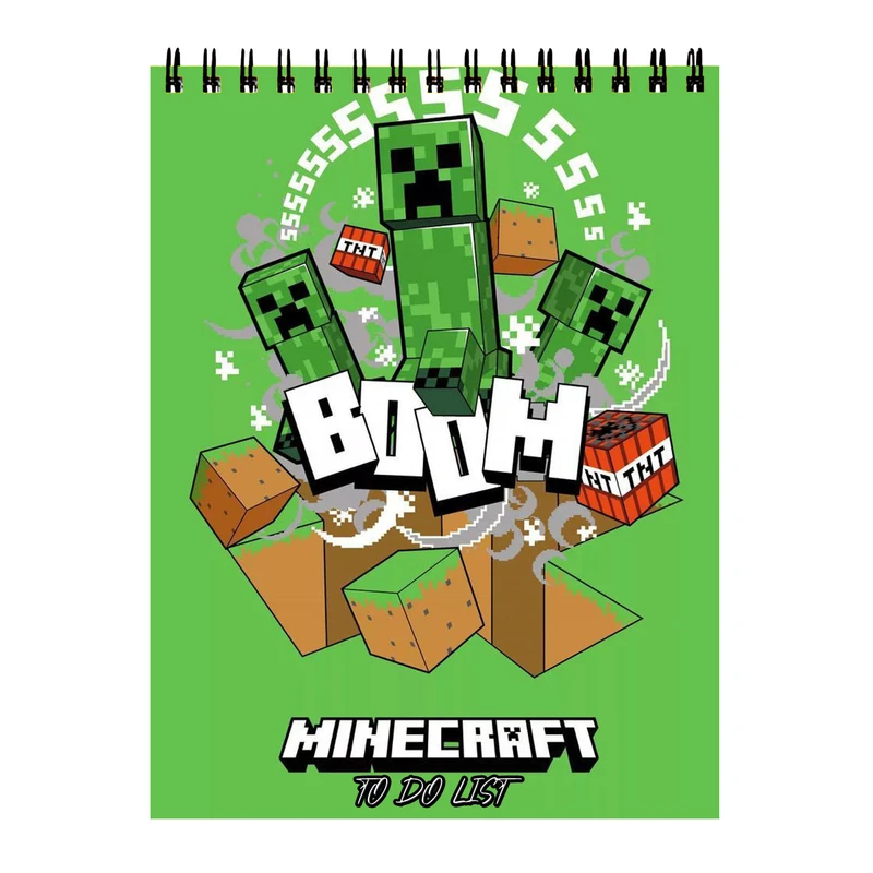 دفتر برنامه‌ریزی 60 برگ مدل ماین کرفت کد 392