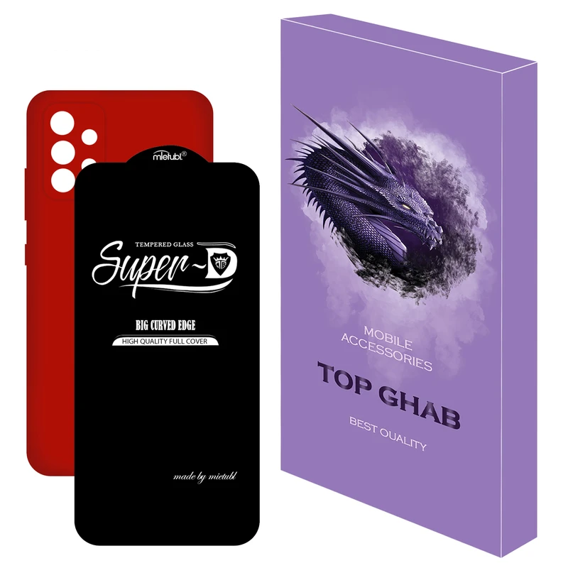 کاور تاپ قاب مدل 2SDL مناسب برای گوشی موبایل سامسونگ Galaxy A53 5G به همراه محافظ صفحه نمایش