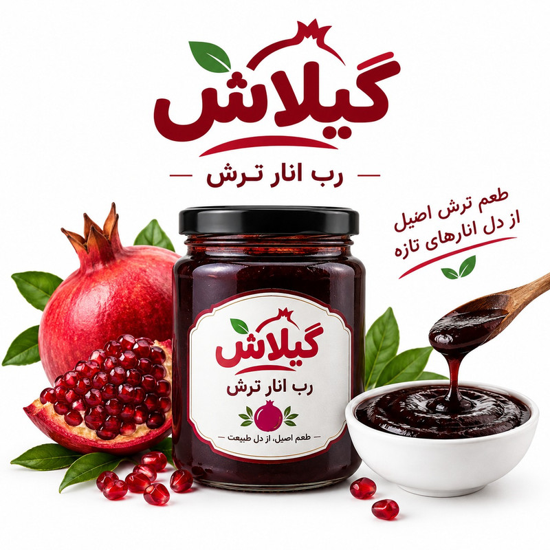 رب انار ترش گیلان گیلاش - 500 گرم