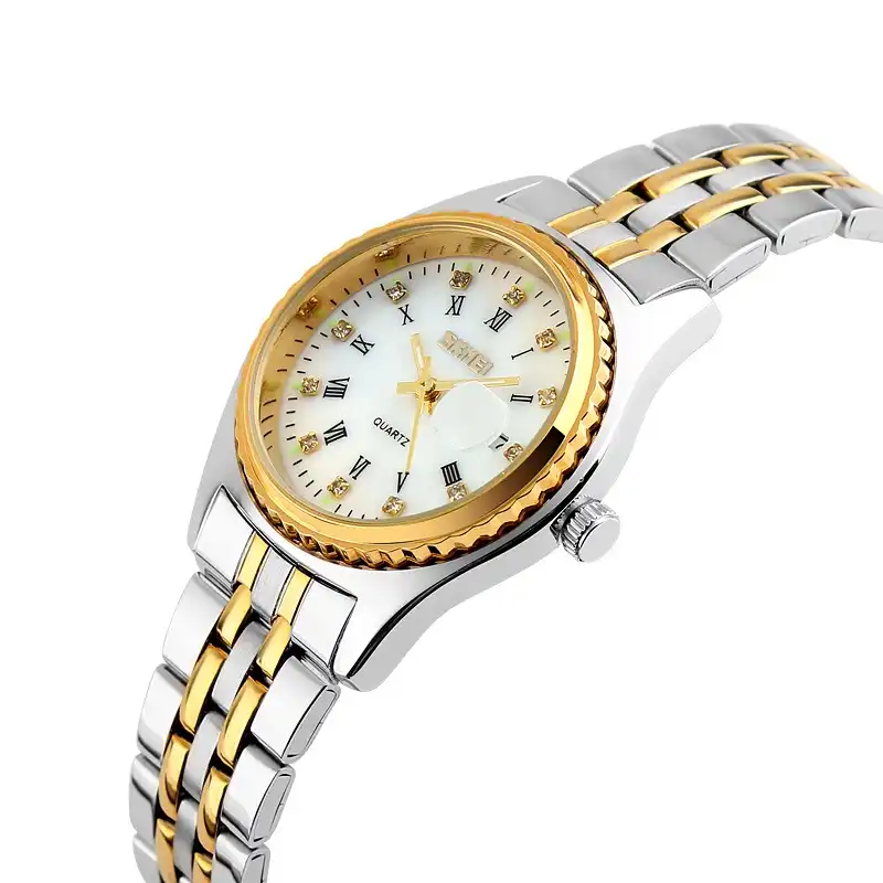 ساعت مچی عقربه ای زنانه اسکمی مدل 9098sil کد 09