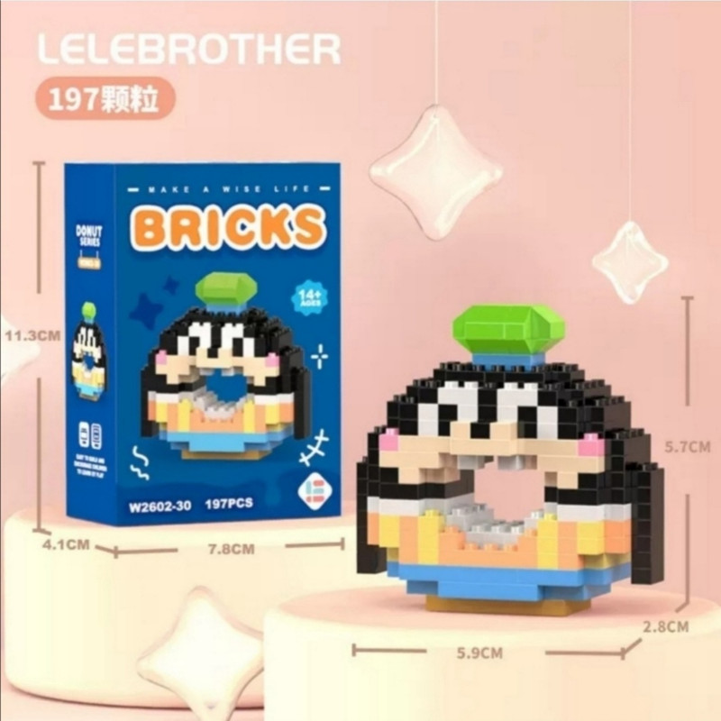 ساختنی بریکس مدل دونات پنگوین