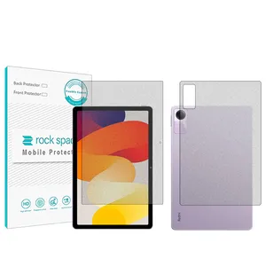 Rockspace model HyMTT screen protector suitable for Xiaomi Redmi Pad SE tablet along with tablet back protector