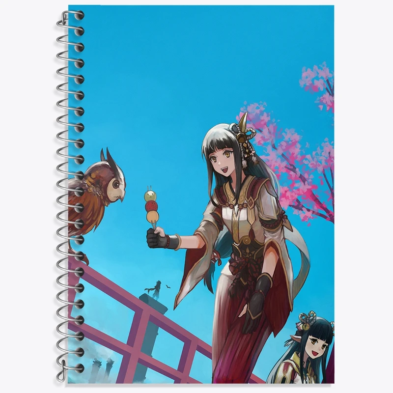 دفتر لغت 50 برگ خندالو طرح بازی شکارچی هیولا (Monster Hunter) کد 33250