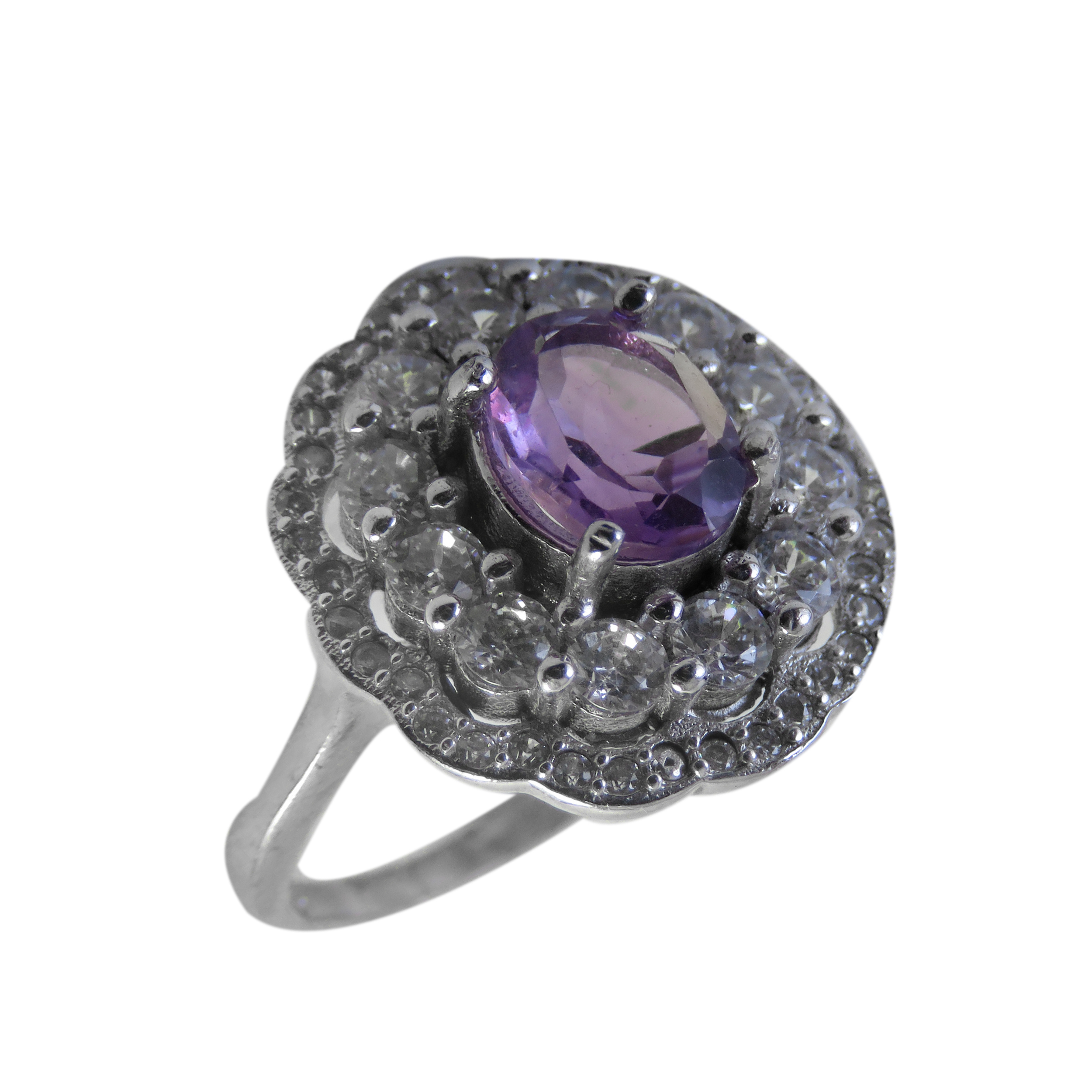 انگشتر نقره زنانه کد 2762