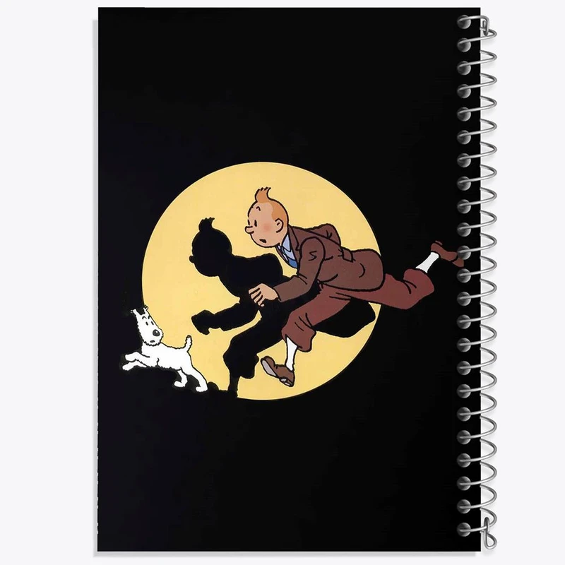 دفتر لیست خرید 50 برگ خندالو طرح ماجراهای تن تن کد 3341