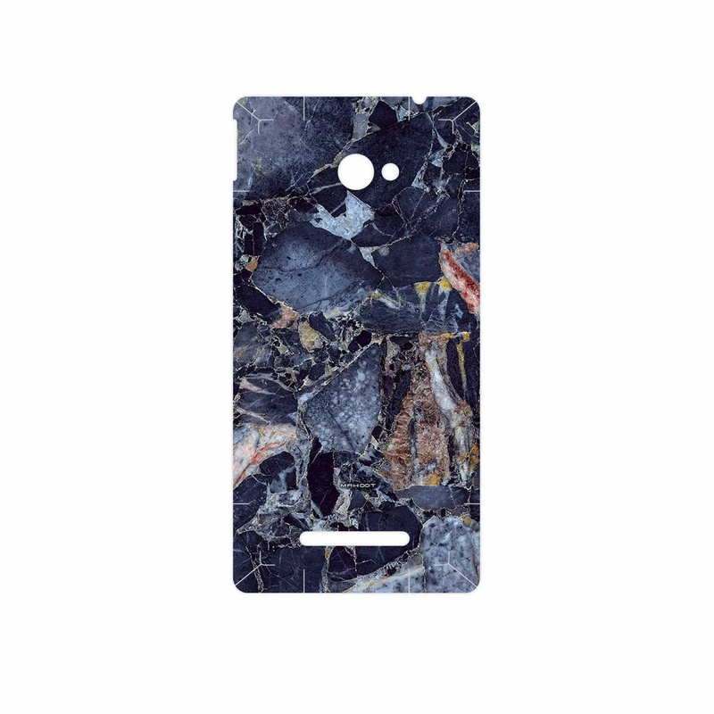 برچسب پوششی ماهوت مدل Broken black marble مناسب برای گوشی موبایل اچ تی سی 8X
