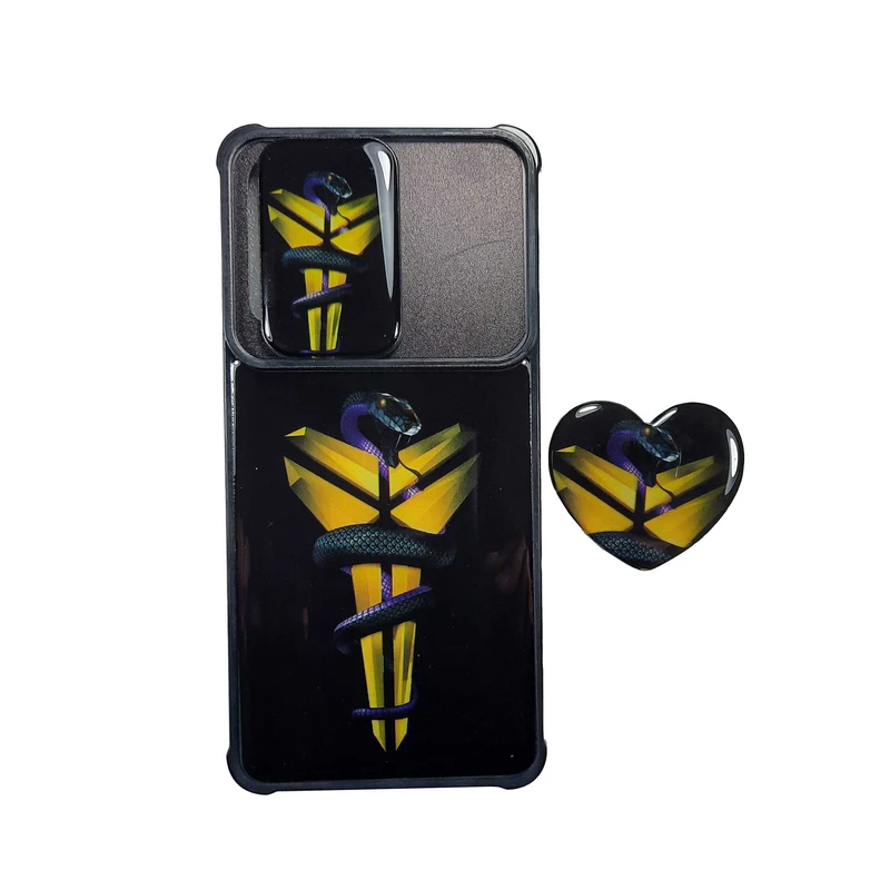 کاور مدل سیلیکون کد 01 مناسب برای گوشی موبایل سامسونگ galaxy A72 به همراه پاپ سوکت