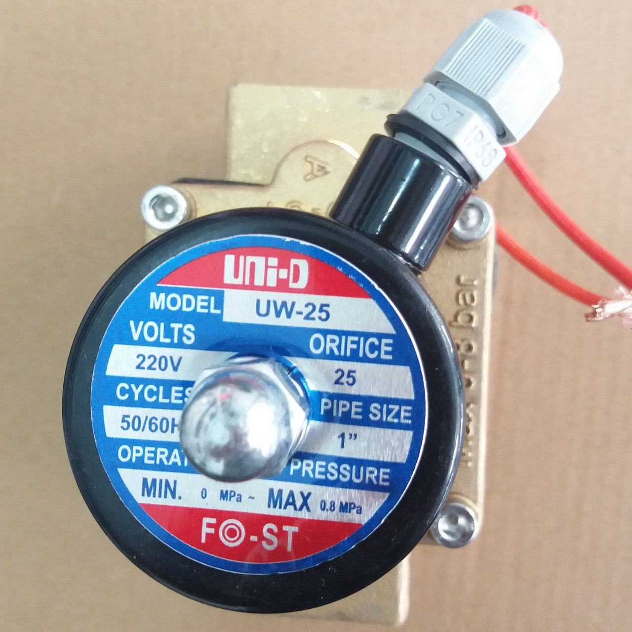 شیر برقی یونی دی مدل UW-25-220v-1M شیر برقی یونی دی مدل UW-25-220v-1M