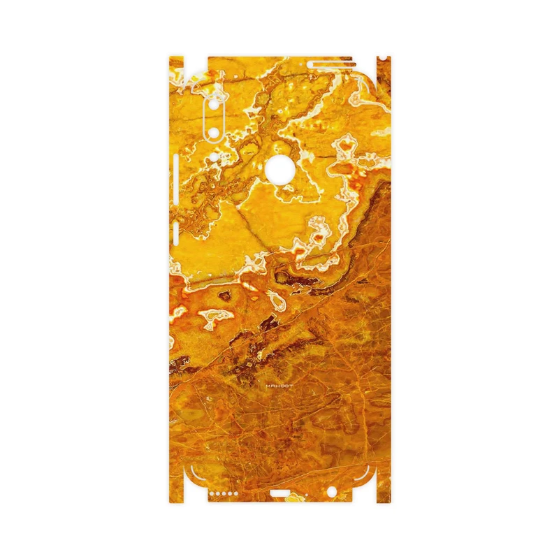 برچسب پوششی ماهوت مدل Gold Marble-FullSkin مناسب برای گوشی موبایل هوآوی P Smart 2019