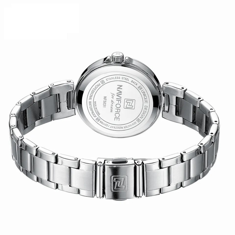 ساعت مچی عقربه ای زنانه نیوی فورس مدل NF5031SB