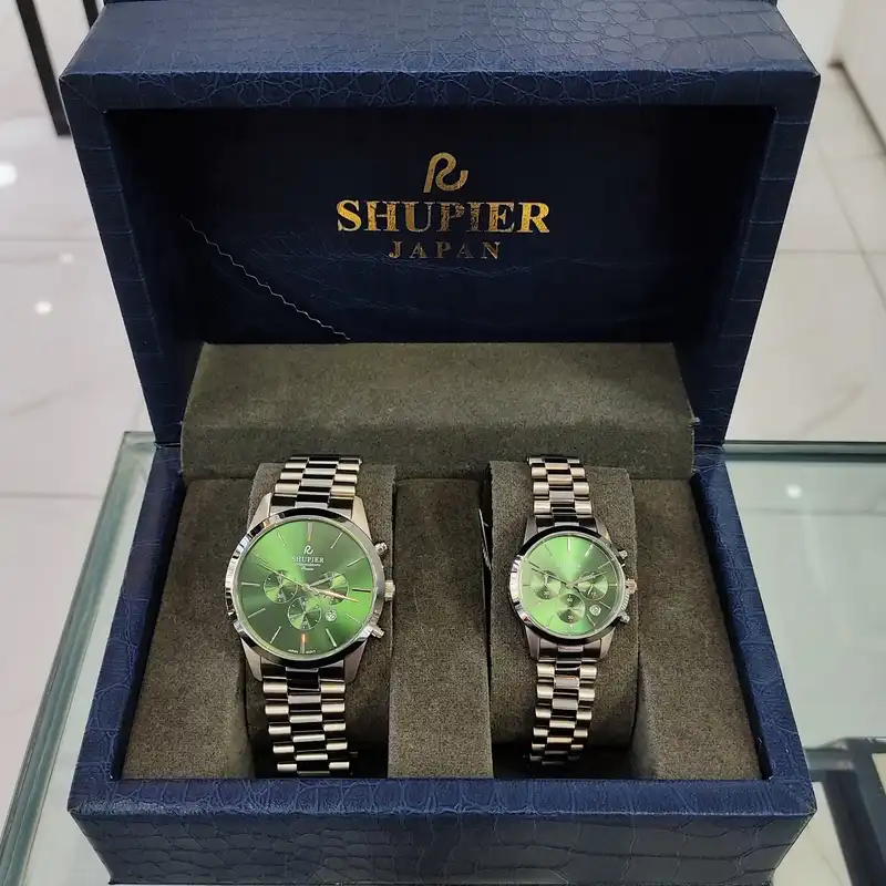 ست ساعت مچی عقربه ای زنانه و مردانه شوپیر مدل GL189A004