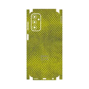 MAHOOT Yellow Snake Skin-FullSkin Cover Sticker for Samsung Galaxy M23