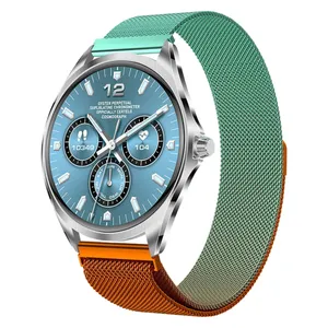 Fanset smart watch model TN 88 PRO, suitable for sports, everyday, formal, with music control capabilities, with silicone or leather strap, round face shape