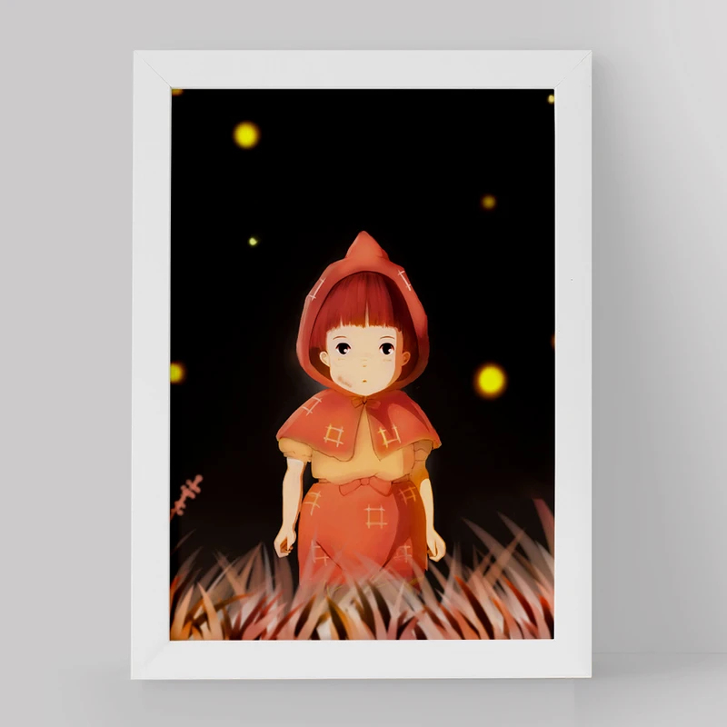 تابلو خندالو مدل ستسوکو انیمیشن گورستان کرم های شب تاب کد 13699