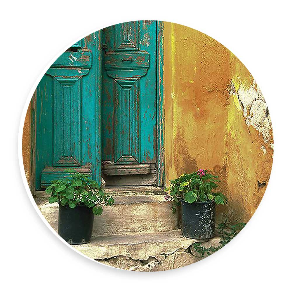   دیوارکوب طرح  گلدان و خانه قدیمی مدل wtb812