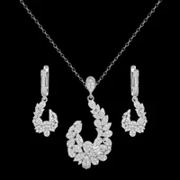 نیم ست نقره زنانه مدل آی پارچا کد 000142