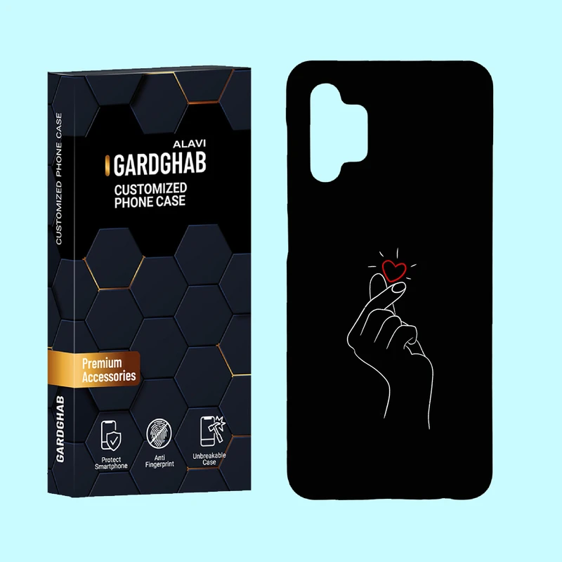 کاور گارد قاب علوی مدل عاشقانه مناسب برای گوشی موبایل سامسونگ Galaxy A32 5G / M32 5G
