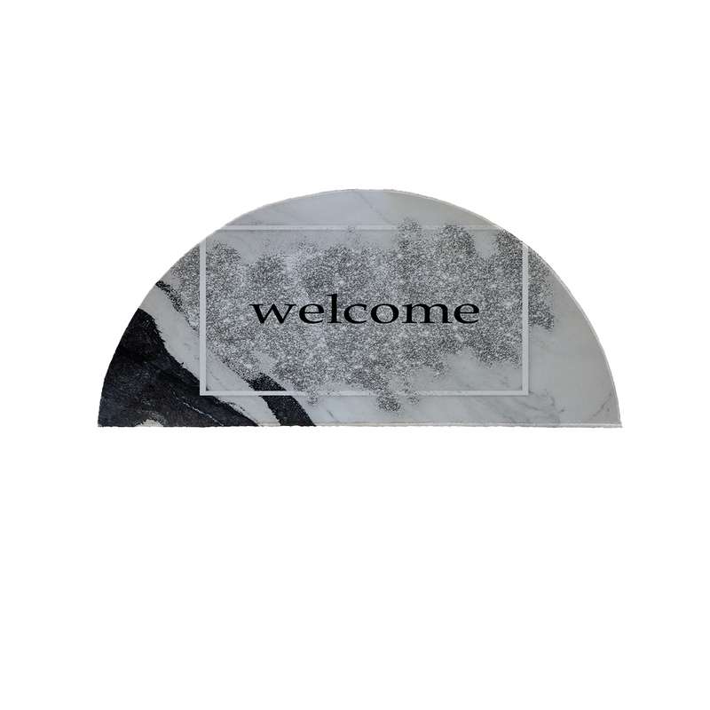 پادری مدل نیم دایره طرح Welcome کد 8496 سایز 90×45 سانتی متر پادری مدل نیم دایره طرح Welcome کد 8496 سایز 90×45 سانتی متر