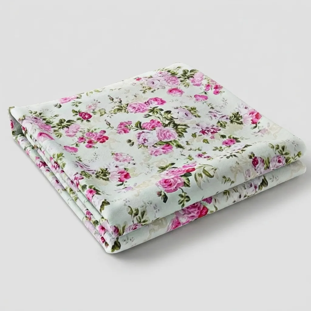 ملحفه مدل روانداز طرح گلدار یک نفره سایز 140×200 سانتی متر