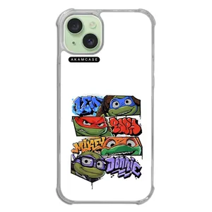 AKAM AMC-WTA15PLUS-NINJA TURTLES11 Cover For Apple iPhone 15 Plus