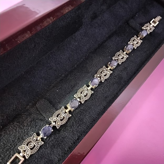 دستبند نقره زنانه مدل کبود glsr-1722