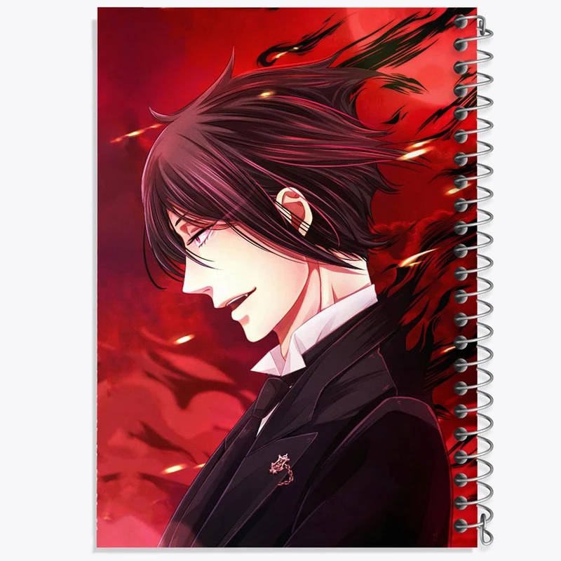 دفتر نت موسیقی 50 برگ خندالو مدل سباستین انیمه خادم سیاه Black Butler کد 16301