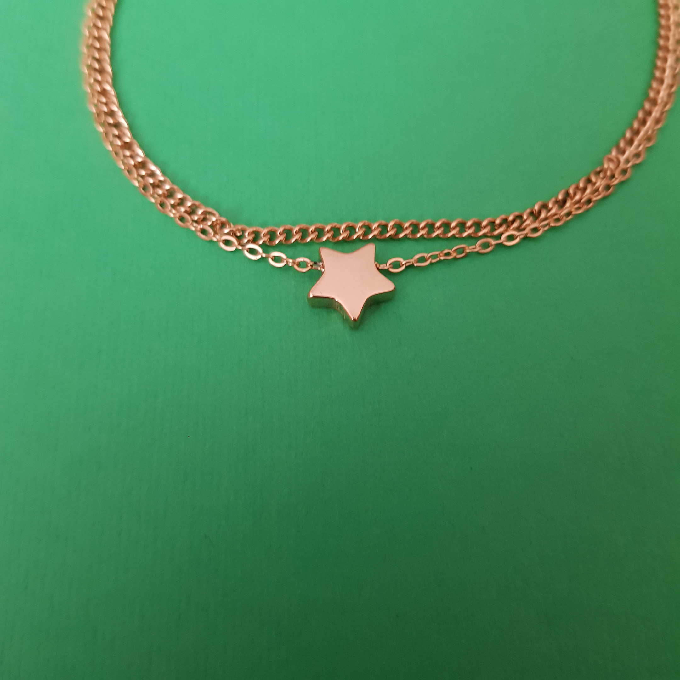 پابند زنانه مدل دو رج ستاره