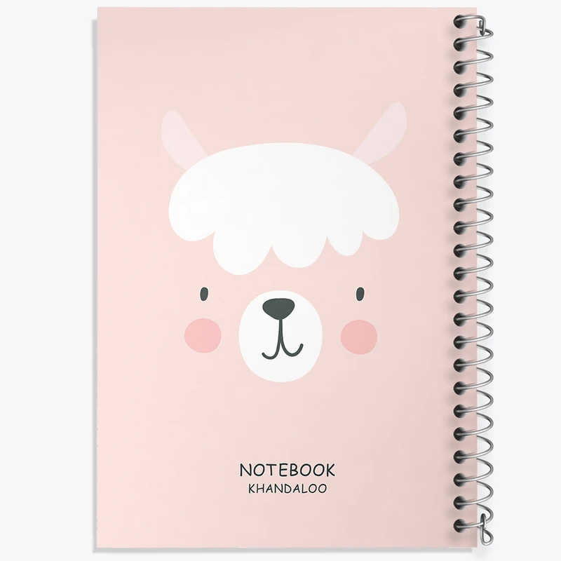 دفتر مشق 100 برگ خندالو طرح گوسفند کیوت کد N1160