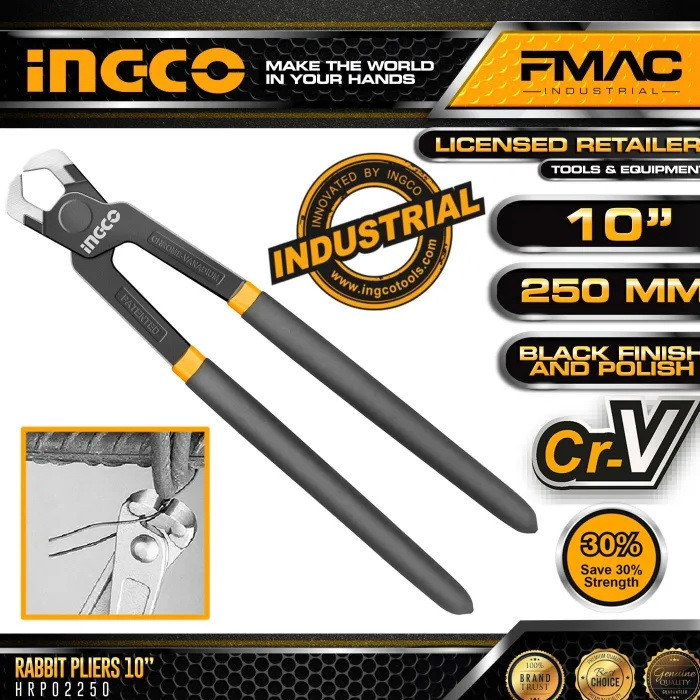 گاز انبر آرماتوربندی اینکو مدل HRP-02250-10inch سایز 10 اینچ