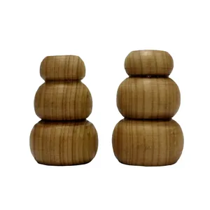 نمکدان چوبی مدل NK-2 مجموعه 2 عددی