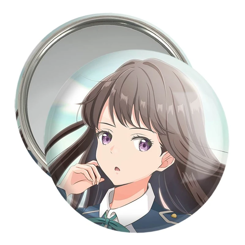 آینه جیبی خندالو مدل تاکینا انیمه لیکوریس ریکویل Lycoris Recoil  کد 23085