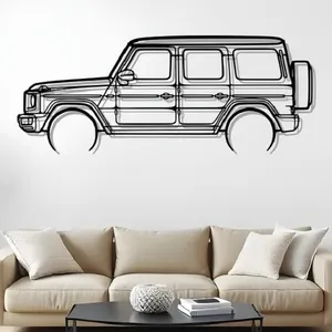 تابلو مدل فلزی طرح ماشین بنز جی کلاس کد NT04001