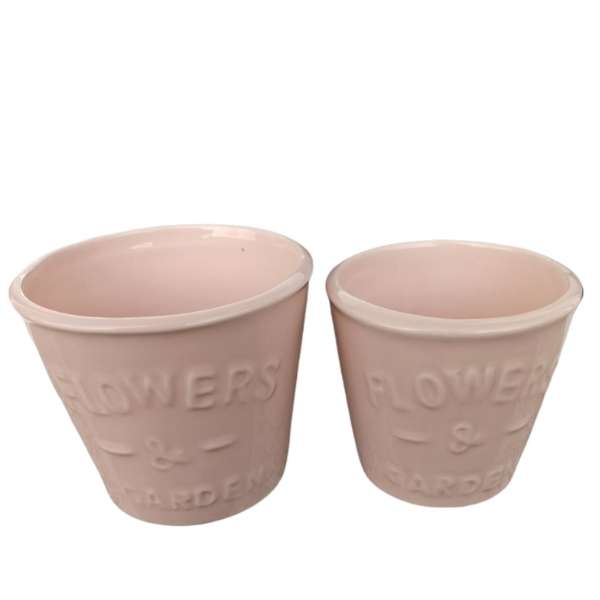 گلدان مدل Flowers garden مجموعه دو عددی گلدان مدل Flowers garden مجموعه دو عددی