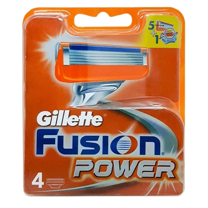 تیغ یدک ژیلت مدل Fusion Power بسته 4 عددی