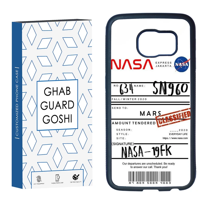 کاور قاب گارد گوشی طرح ناسا کد TPU-192 مناسب برای گوشی موبایل سامسونگ Galaxy S7